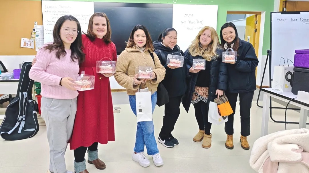 Students and educators sharing a school-community experience