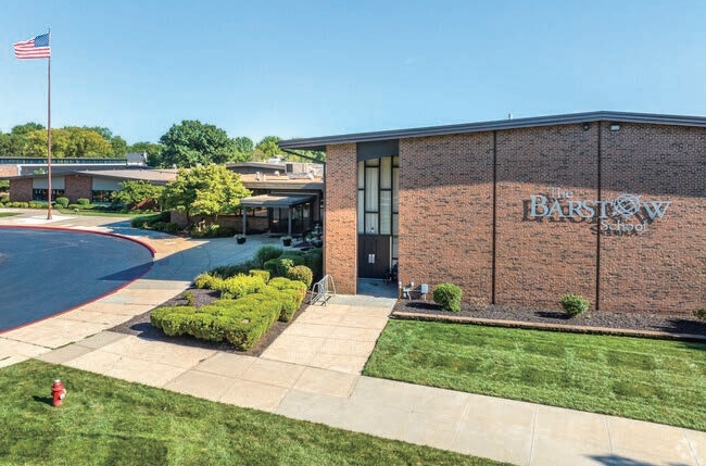 The Barstow School main entrance and campus building